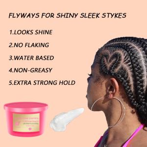 Wholesale 64oz Fast Drying 24 Hour Hair Edge Control Private Label Strong Hold Custom Styling Wax from china suppliers
