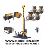 Cummins Engine Piston Portable Drilling Rig Machine For Mountainous Region