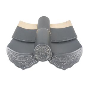Wholesale 80 Pcs Chinese Traditional Style Grey Matte Finish Clay Roof Tiles Long Lasting For Dream House from china suppliers