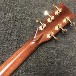 Custom O Body 39 Inch Abalone Binding Sunburst Color Acoustic Guitar Accept