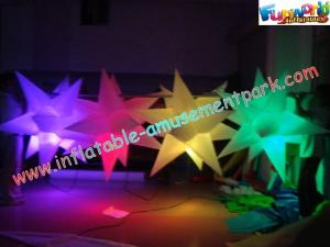 Wholesale Multicolor Club Inflatable Lighting Decoration Star 1.5 Meter With Blower from china suppliers