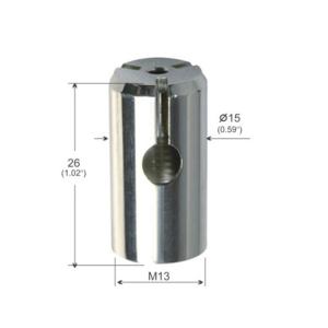 Wholesale Brass Part Three Branch Outlet 15mm Dia Hanging Attachment Hardware YW86269 from china suppliers