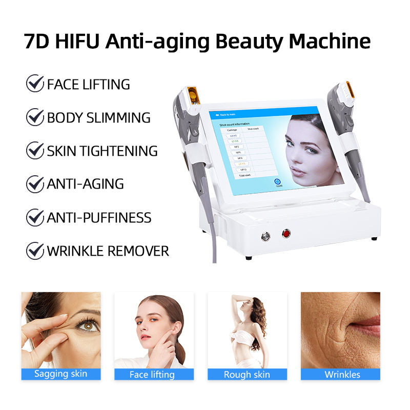 High Intensity Focused Ultrasound HIFU 7d Facial Lifting Body Slimming Skin Tightening 7d Hifu Machine LF-426I