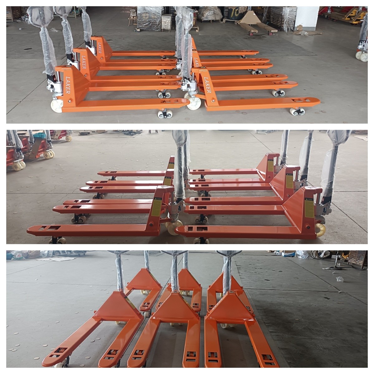 Durable Hydraulic manual 3 Ton Hand Pallet Truck with Nylon Wheel