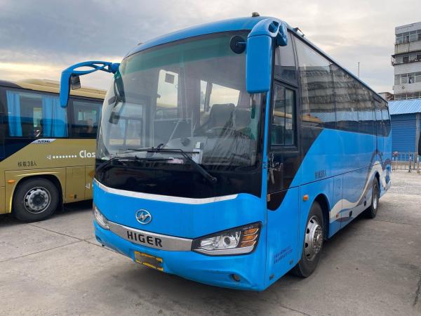 38seater Used Tour Higer Bus KLQ6902 Weichai Engine 245hp Plate Spring