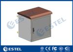 Small Metal Box Outdoor Enclosure For Pole Mount Single Wall Fan Cooling