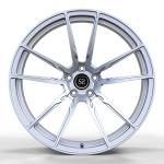 19x8 ET52 PCD 5x112 CB 66.6 Forged Aluminum Alloy Rims Custom Silver 1-PC