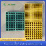 High Bearing FRP Molded Grating Flooring grill For Automobile Beauty Shop