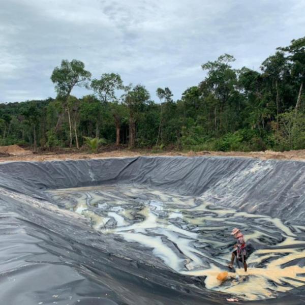0.3mm 0.5mm 0.75mm 1.0mm HDPE Geomembrane for Shrimp Farm Pond Liners in Fish