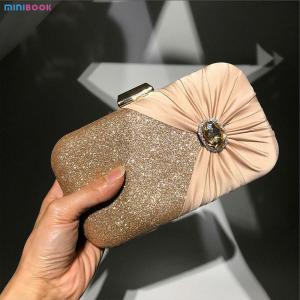 Wholesale Mesh Diamond-studded Banquet Bag Crossbody Chain Clutch Hand Bag Evening Handbag For Party from china suppliers