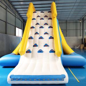 Wholesale 0.9mm PVC Tarpaulin Giant Inflatable Floating Water Slide With TUV Certificate from china suppliers