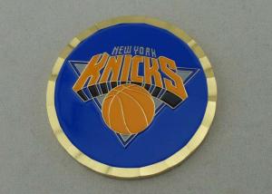 Wholesale New York KNICKS Basketball Coins With Soft Enamel / Gear Edge from china suppliers
