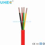 Round Wire 18 AWG 4cores Solid Fplr Rated Shielded Fire Alarm Cable for Fire