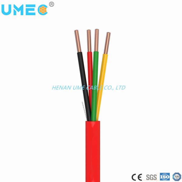 Round Wire 18 AWG 4cores Solid Fplr Rated Shielded Fire Alarm Cable for Fire