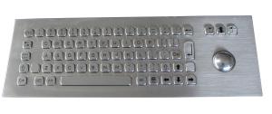 Wholesale 69 Keys Panel Mount Keyboard , Stainless Steel Keyboard with Trackball MTB, OTB , LTB from china suppliers