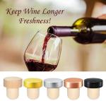 Aluminium-Plastic Customied T Shape Wine Corks Wooden Bar Top Cap Wine Bottle