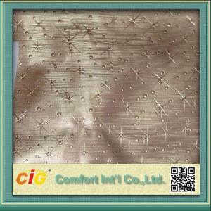 Wholesale Waterproof Artificial Leather Fabric , Faux Leather Upholstery Fabric Embossed from china suppliers
