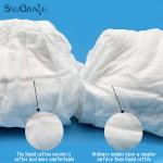 SNUGRACE Underwear Sanitary Napkin Custom Period Pants with Breathable Quick Dry