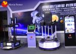 Amusement Equipment Standing Up 9D VR Flight Simulator Experiencing Extreme