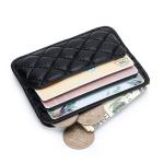 Sheepskin Women's Card Holder with Compact and Ultra-Thin Design Package Weight