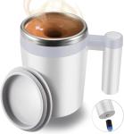 13oz Automatic Stirring Cup Auto Stir Coffee Cup With 2 Stir Bar
