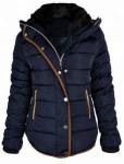 Fur Hood Womens Warm Waterproof Coat Loose Style For Winter Mid Thickness