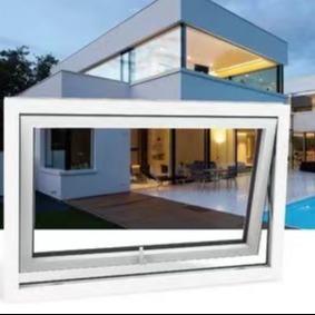 Soundproofing Glass Aluminium Windows Top Hung Window Powder Spraying /