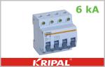 1/2/3/4P MCB Mini Circuit Breaker Breaking capacities:4.5KA :1,3,6,10,16,20,25