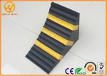 Recycled Rubber Truck Vehicle Wheel Stops Chock for Parking Lock / Hotel /