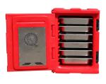 90L Electric Heated Food Pan Carrier 6 Layer For Loading Gn Pans
