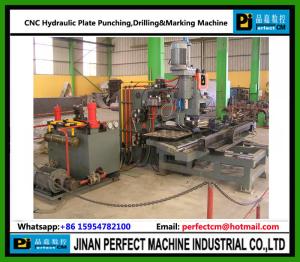 Wholesale CNC Hydraulic Plate Punching, Drilling &amp; Marking Machine (Model PPD103/PPD104) from china suppliers