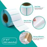 Custom Logo Color Thermal Paper Labels for Milk Tea