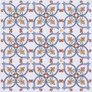 Wholesale Non-Slip White And Red 20x20cm Wall Ceramic Floret Tiles For Kitchen And Durable Floor Tile For Balcony from china suppliers