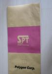 25kg Brown Kraft Paper Multiwall Paper Bags Laminated PP Woven Sacks for