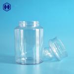 Pagoda Lid Plastic Food Storage Jars Empty Round Plastic Canisters