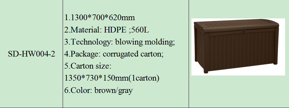 Collapsible Crate Brown Large Plastic Outdoor Storage Box 80L