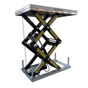 Wholesale 1000kg Stationary Double Scissor Lift Table Max Height 1780mm from china suppliers