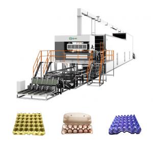 Wholesale Customized Egg Box Making Machine Line Tray Rotary Forming Machine from china suppliers