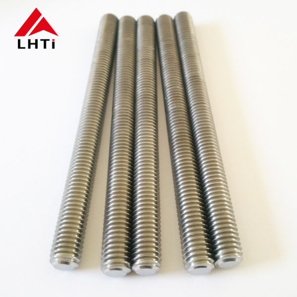 Gr2 Gr5 GR7 GR12 Titanium thread rod DIN 976 M8 M10 M12 M14 M16 M18