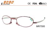 reading glasses with metal frame, hot fashionable style,suitable for women