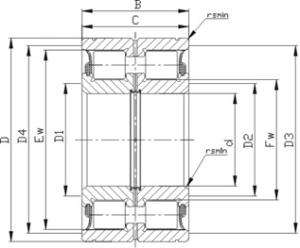 Wholesale Precision Cylindrical Roller Bearings: SL0450 series cylindrical roller bearing SL045014-PP from china suppliers