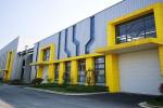 Standard PVC Exterior Industrial Sectional Doors With Single Phrase , Vertical