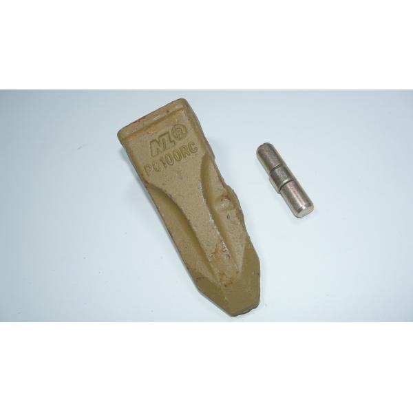 Yellow 20X-70-14160 HRC 50 - HRC 55 Heavy Equipment Bucket Teeth With Pins