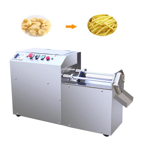 Electric French Fries Potato Strips Cutting Machine Stainless Steel High