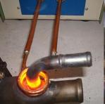 Semi Automatic Induction Brazing Welding Machine 30kw for Copper Brass Tube