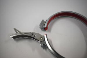 Wholesale Handle Inner Rubber Seal Quick Release Pipe Clamp Sliver Welding High Sealing from china suppliers