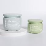 Round Empty Wide Mouth Plastic Cream Jar 300g 550g 10oz Hair Body Scrub