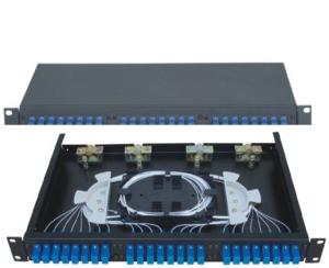 Wholesale SC24 Rack-Mounted Fiber Optic Patch Panel apply in working as distribution box from china suppliers