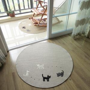 China Anti-Slip Washable Floor Mat With Cat Logo Floor Covering Carpet From Carpets Factory on sale