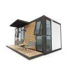 Flat Pack Container EU Customized Modern Luxury 20ft Prefabricated Wooden House